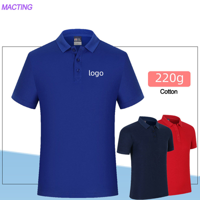 বিলাসবহুল Sublimation পোলো টি-শার্ট কাস্টম অফিস ইউনিফর্ম প্লাস সাইজ প্রিন্টেড কটন
